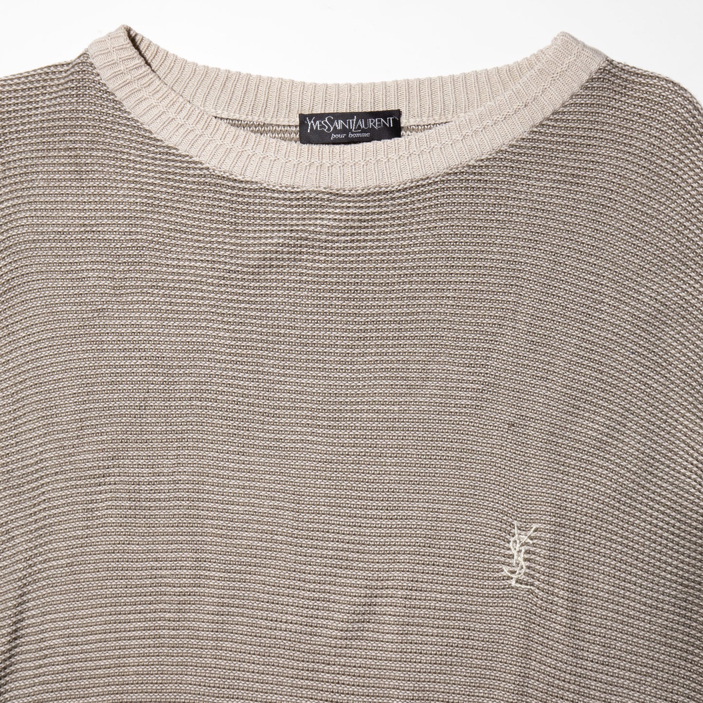 vintage 90's Yves Saint Laurent signature loose sweater
