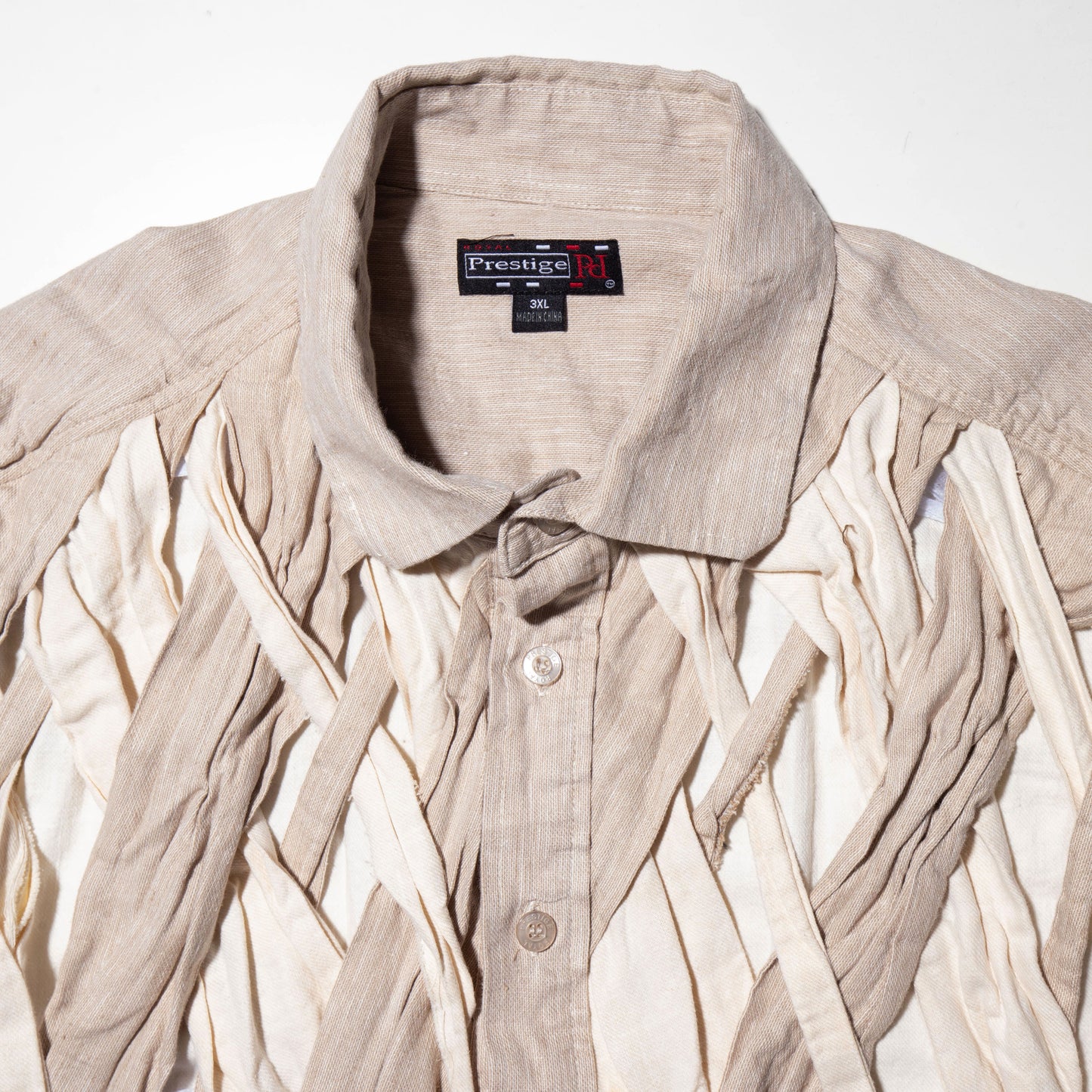 vintage braid linen n/s shirt