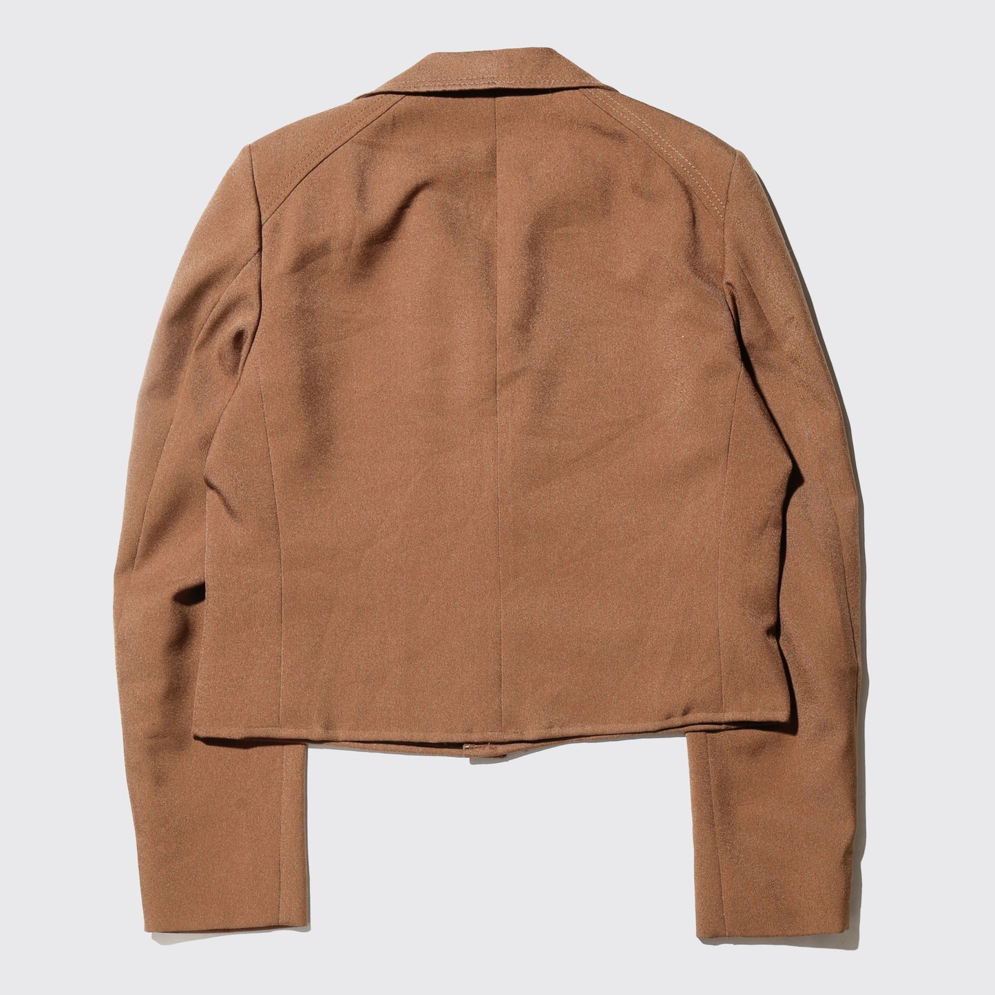 vintage 70's cropped poly trucker jacket