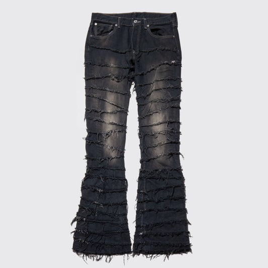 remake tsugihagi jeans , model - fade