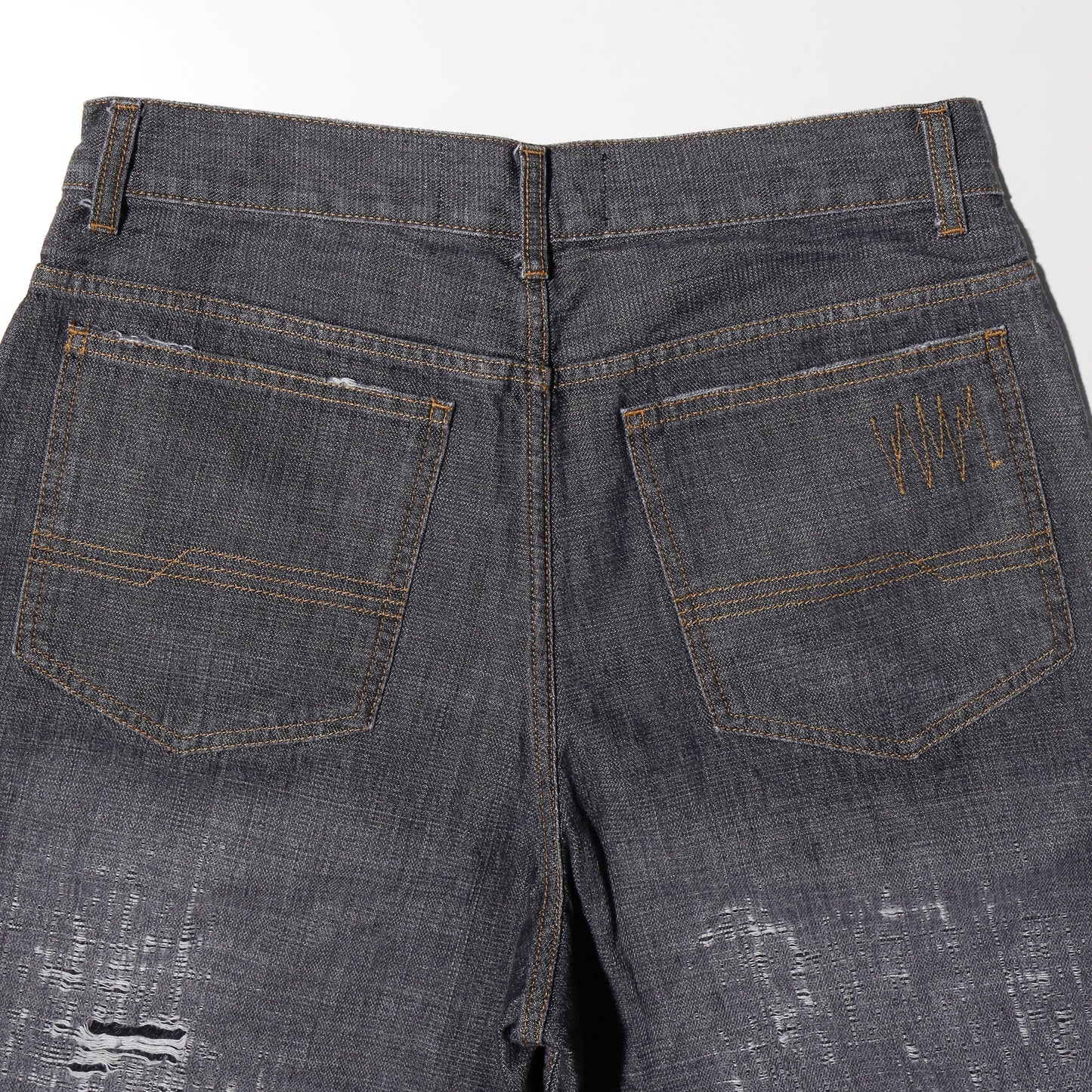 vintage crushed baggy shorts