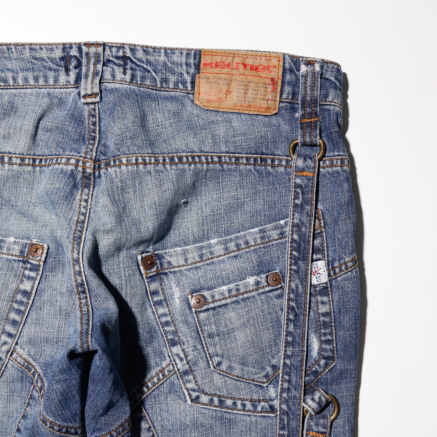 *one-off loose socks jeans