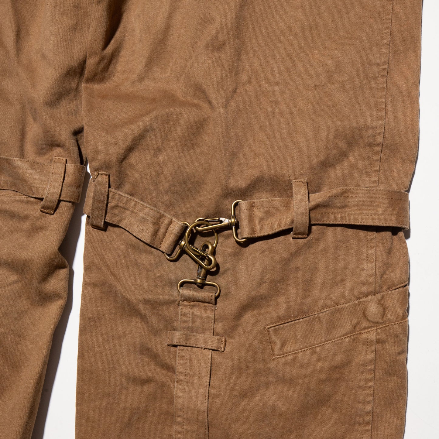 vintage euro bondage parachute trousers , with suspender