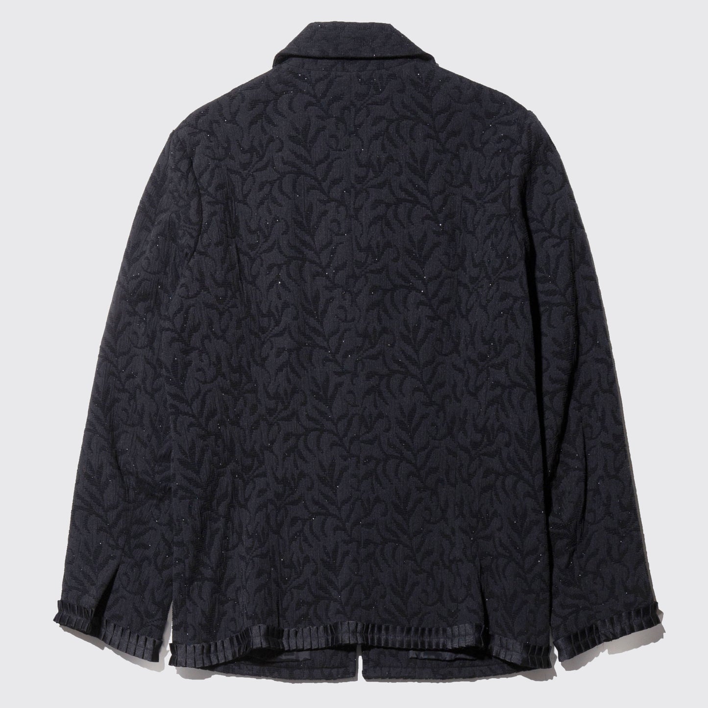 vintage frilled jacquard jacket