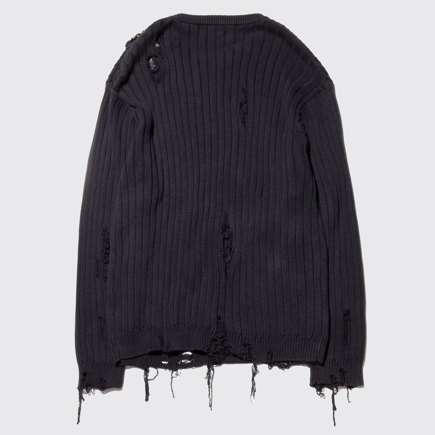 vintage broken cotton rib sweater