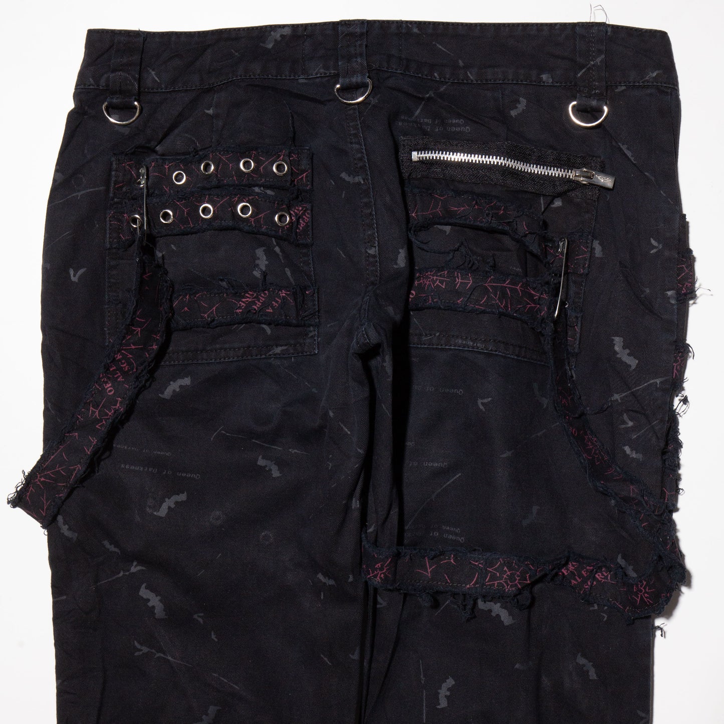 vintage bat bondage trousers