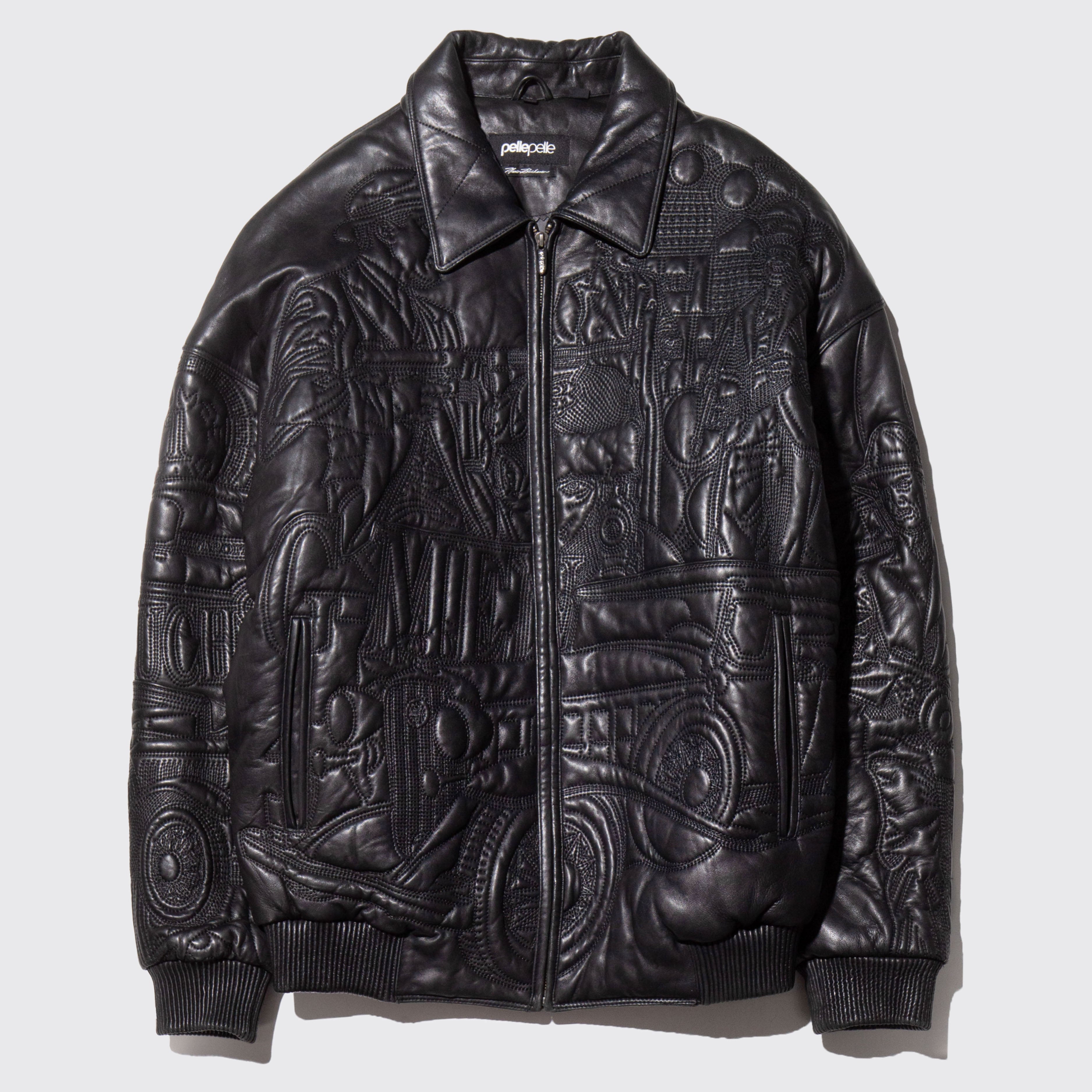 vintage pelle pelle marc buchanan broderie leather jacket – NOILL