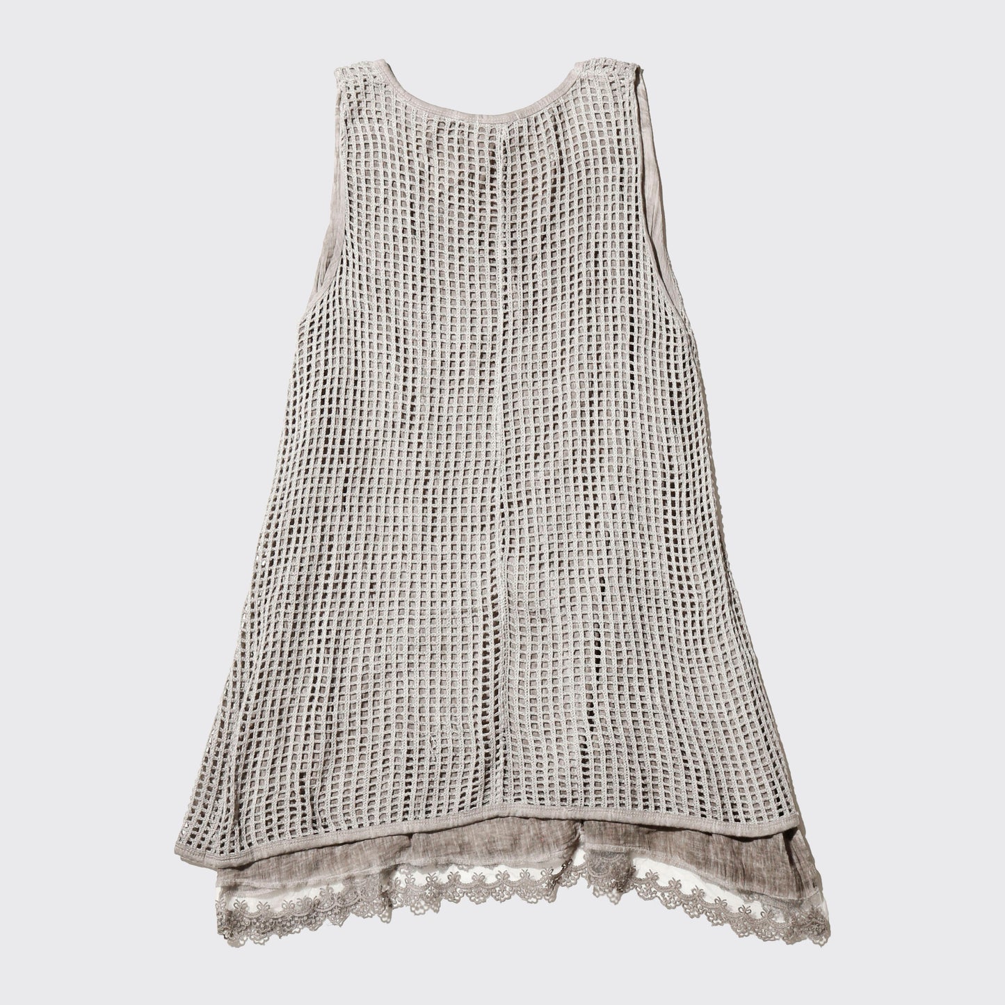 vintage hybrid mesh tank top