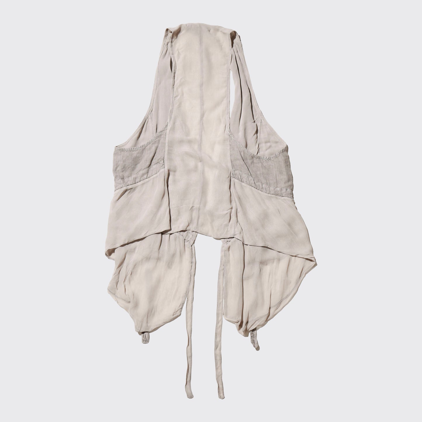 vintage hybrid linen vest