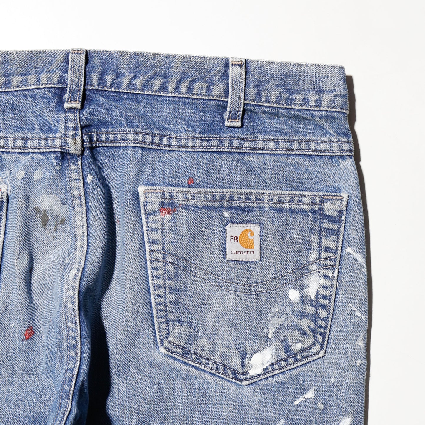 vintage carhartt fr painted jeans