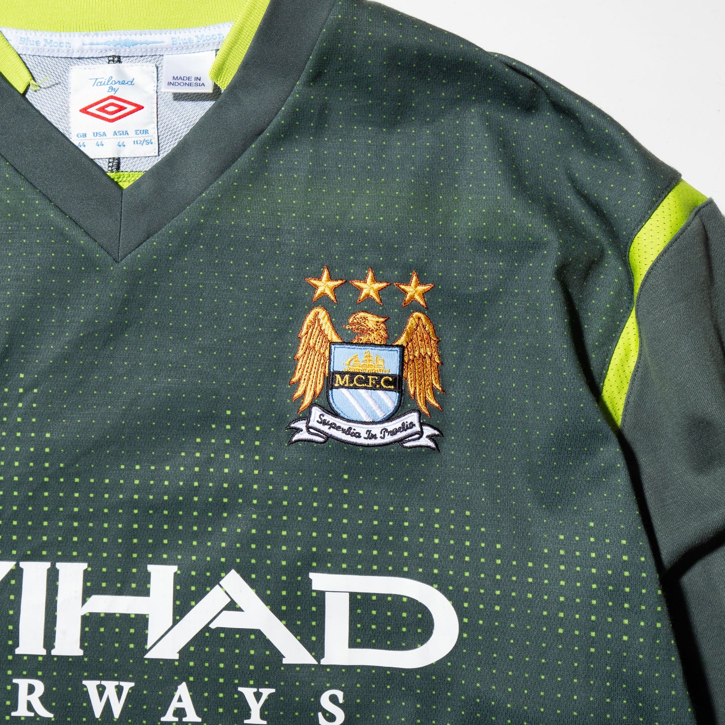 vintage 11/12 Manchester City umbro game shirt , back-joe hart
