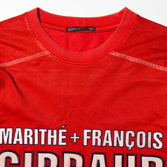 vintage Marithé + François Girbaud loose football shirt