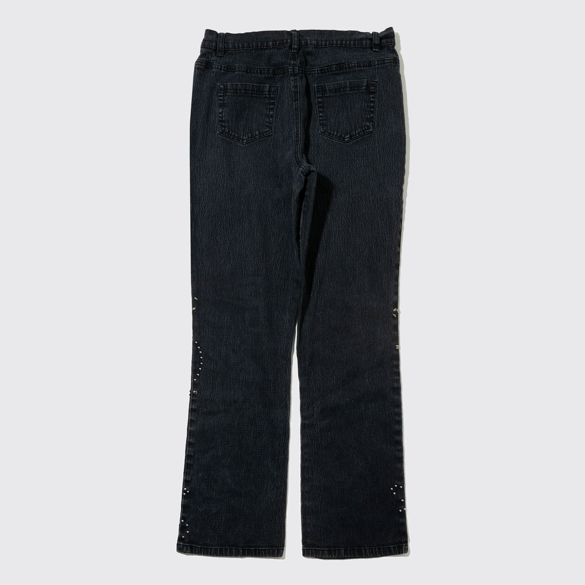 vintage studs flare jeans