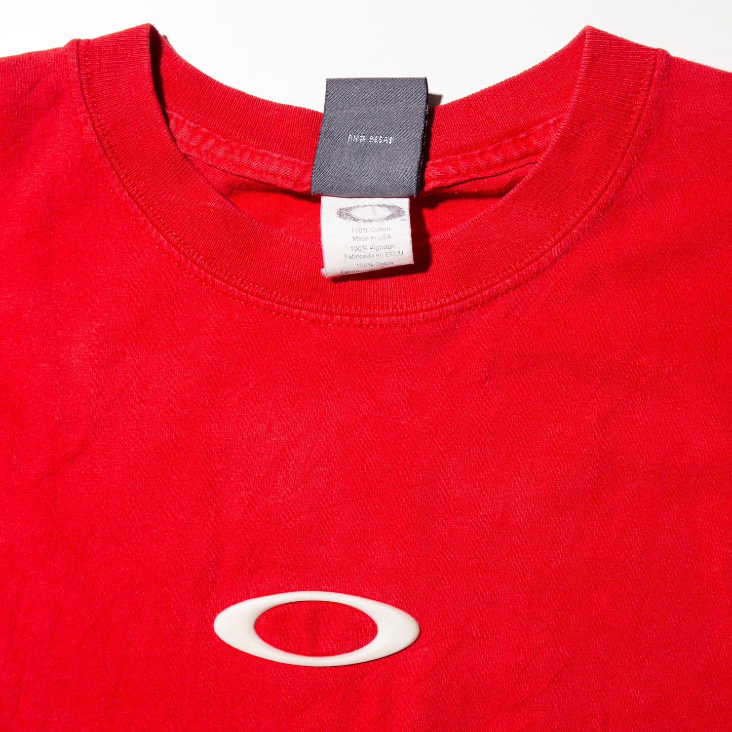 vintage 90-00's Oakley SOFTWARE rubber logo t-shirt