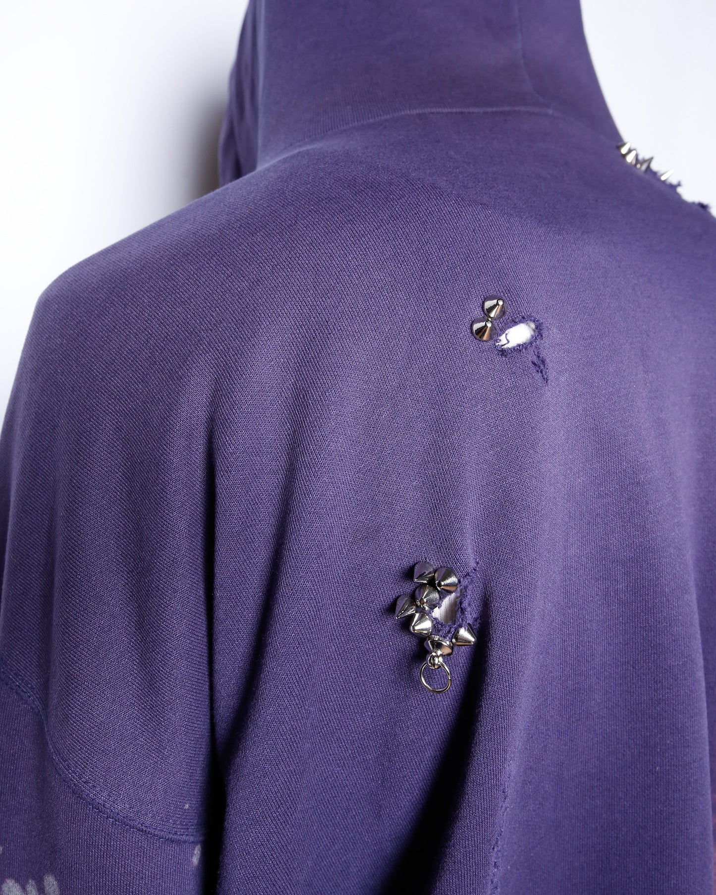 *one-off studs broken hoodie