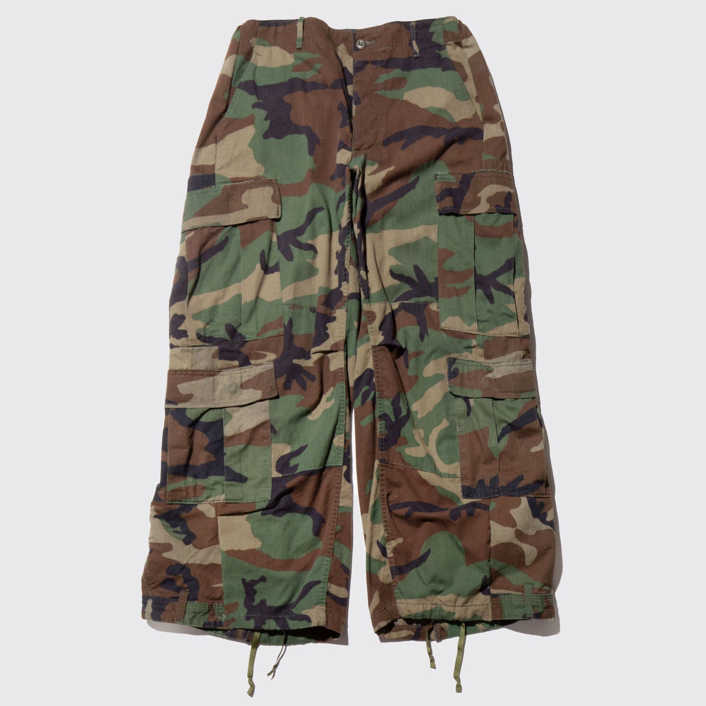 remake upside down wide cargo trousers