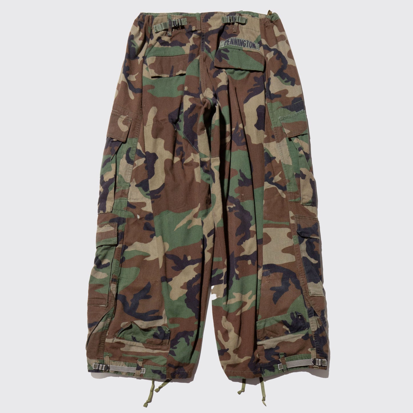 remake upside down wide cargo trousers