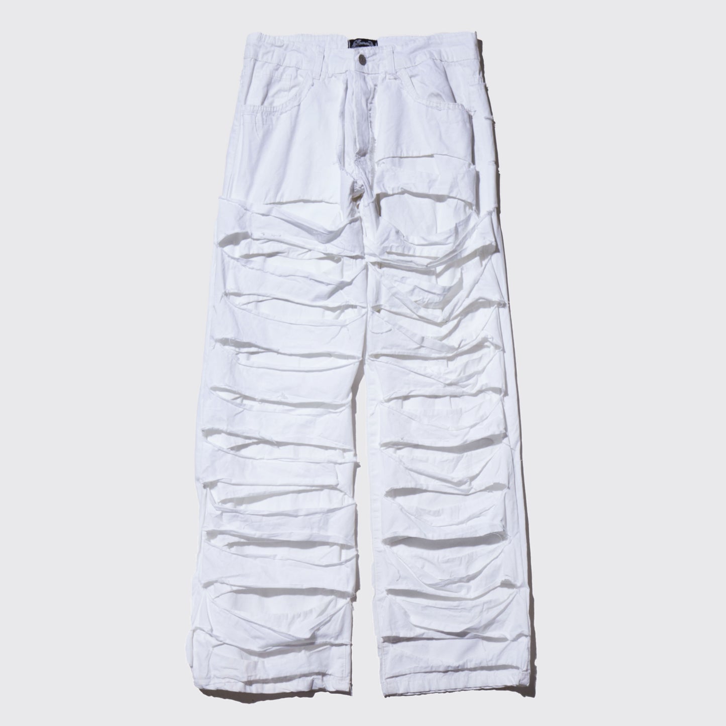 vintage euro slash layered trousers