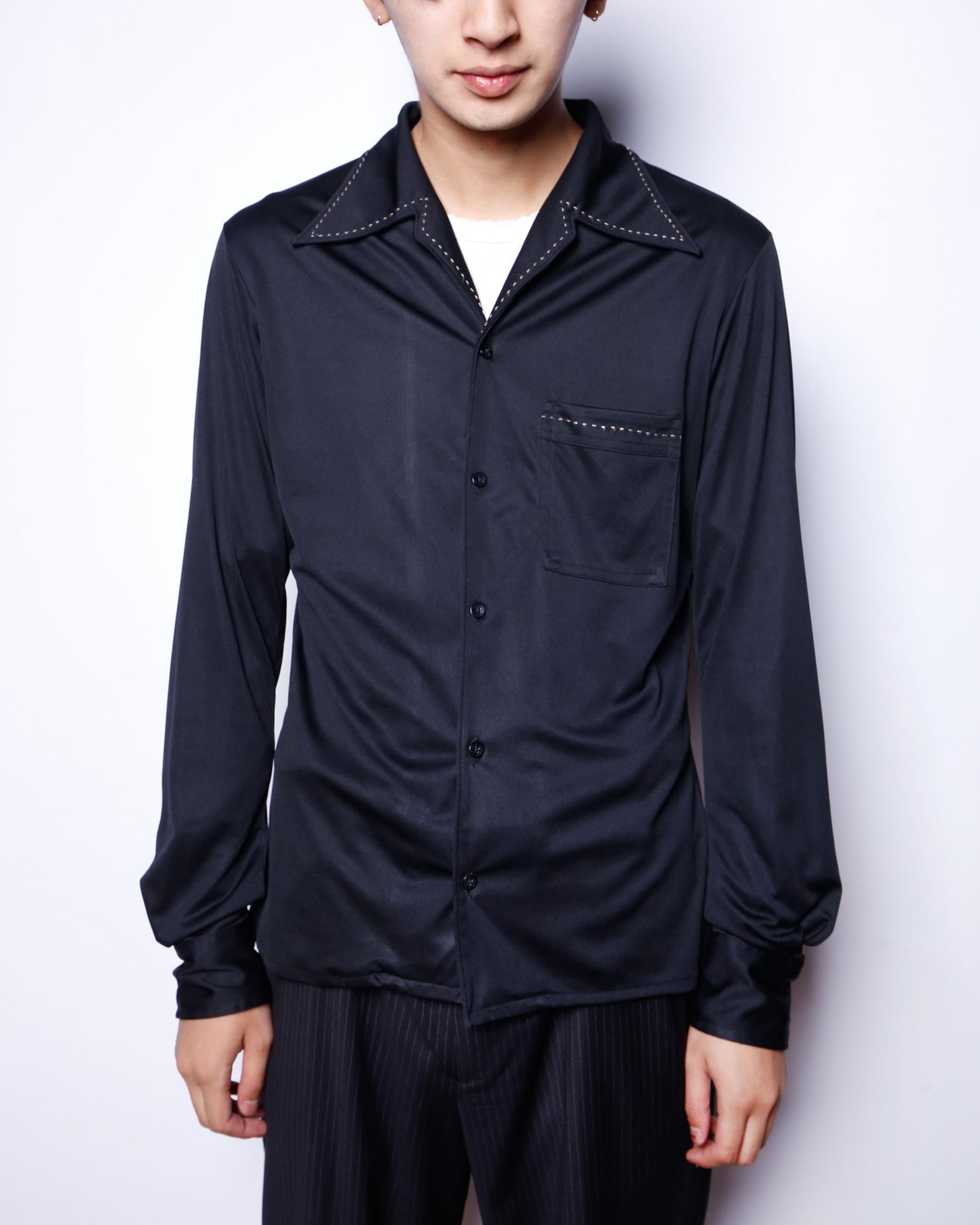 vintage euro stitch poly shirt