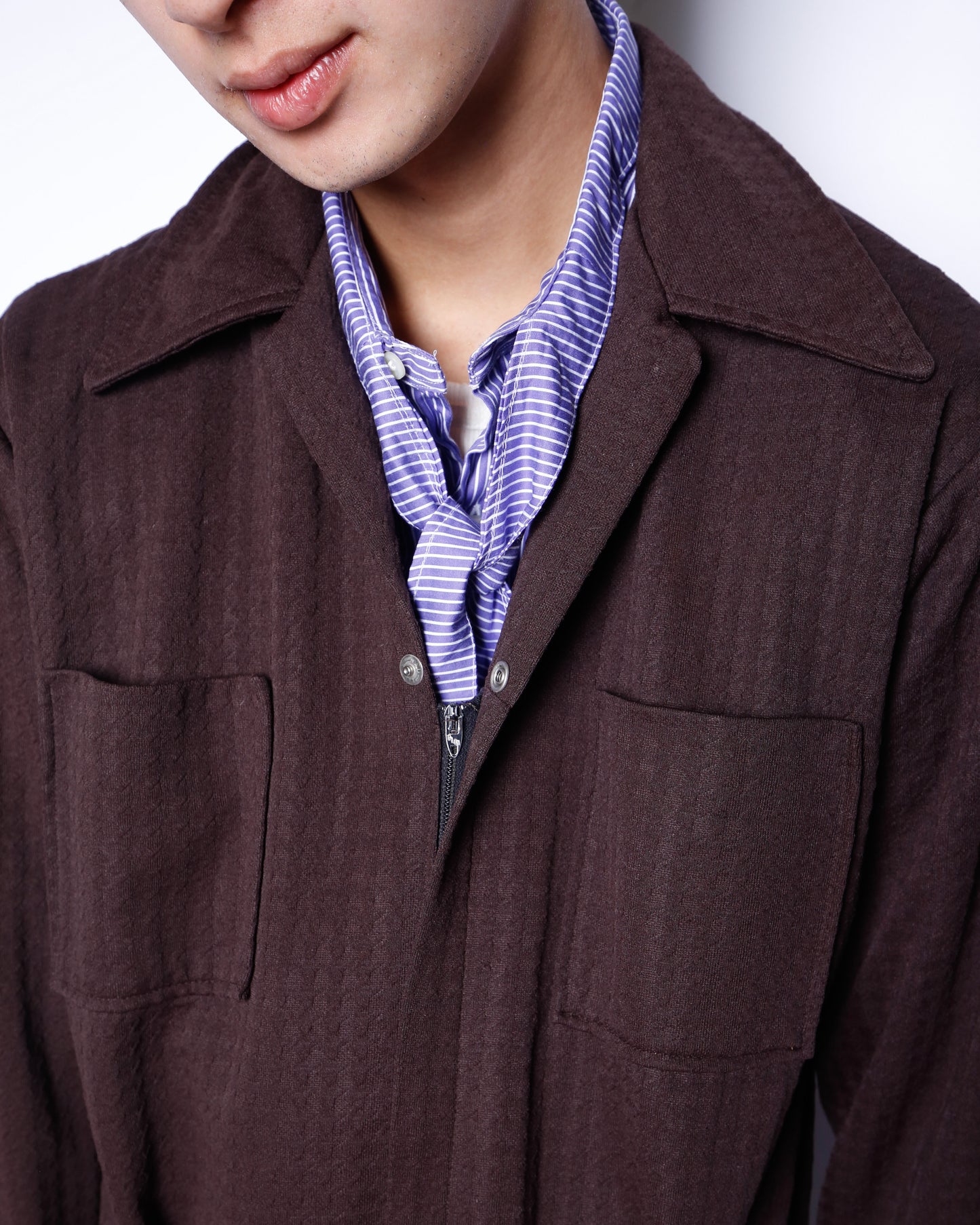 vintage 70's belted poly jump suit