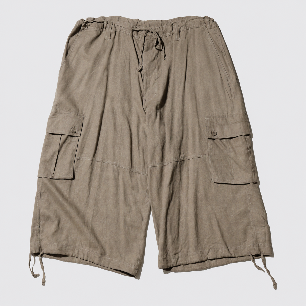 vintage bermuda linen cargo shorts