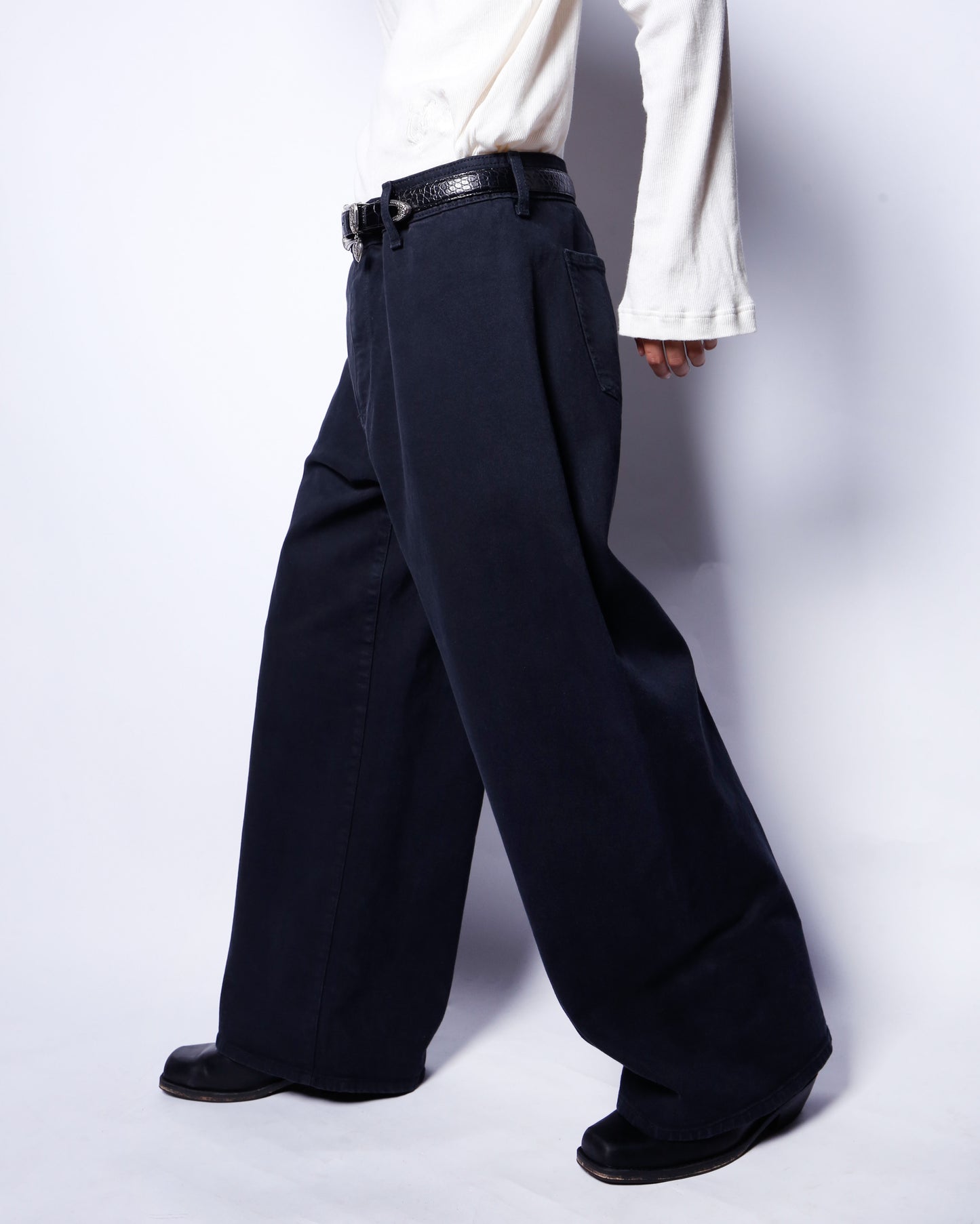 vintage 5p wide leg jeans
