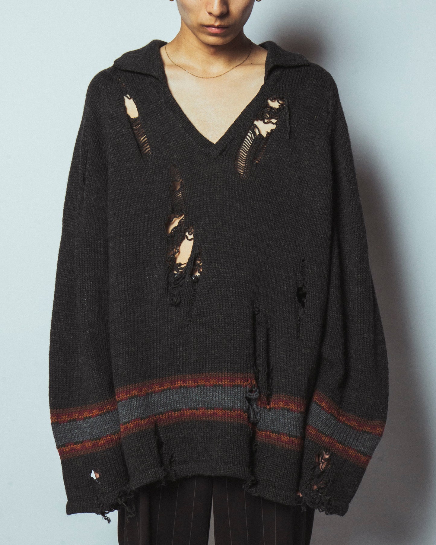 vintage broken loose folklore sweater