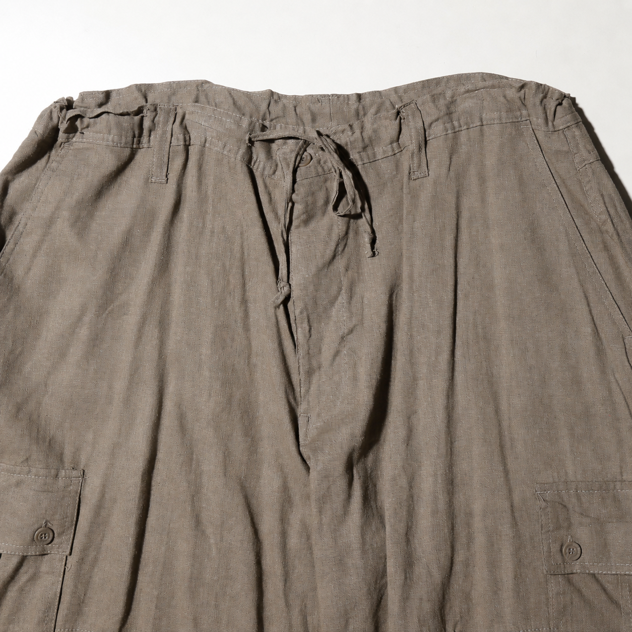 vintage bermuda linen cargo shorts
