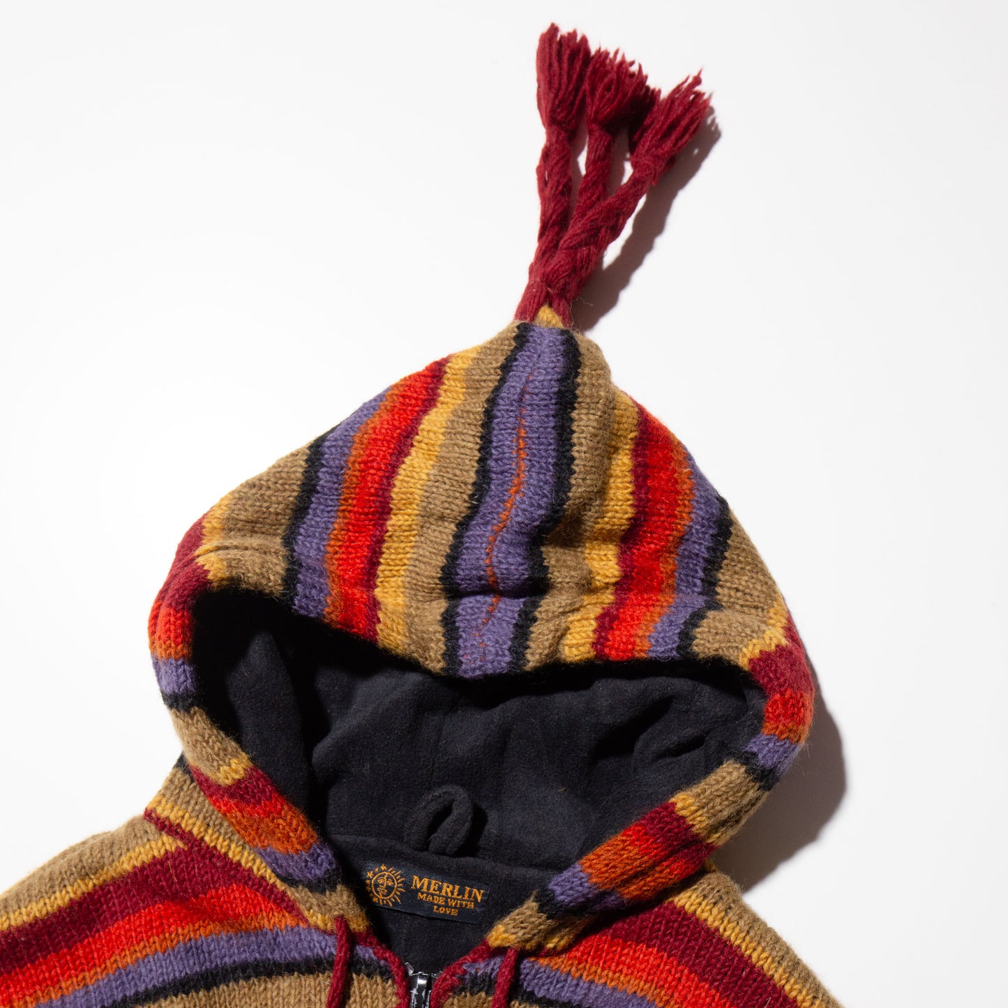 vintage boarder knit jacket