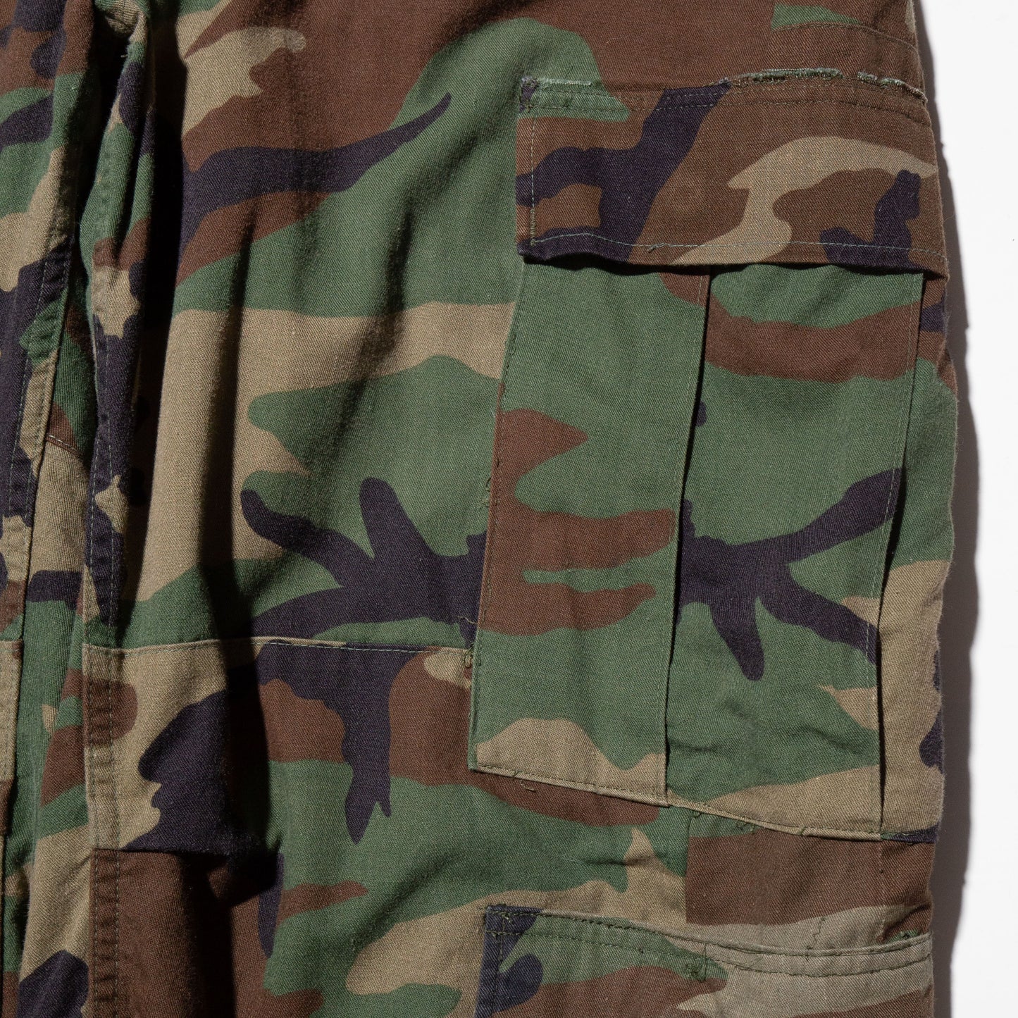 remake upside down wide cargo trousers