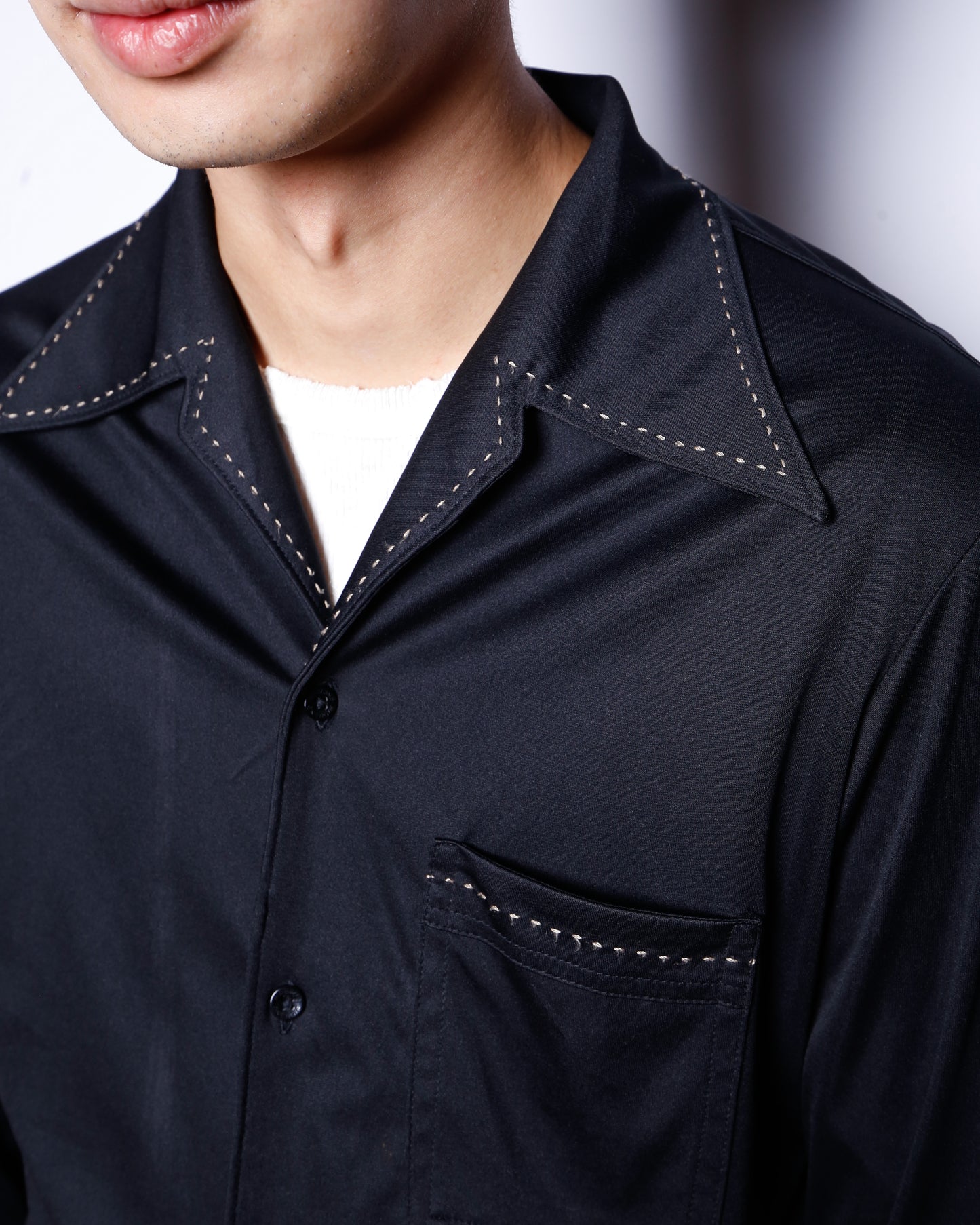 vintage euro stitch poly shirt