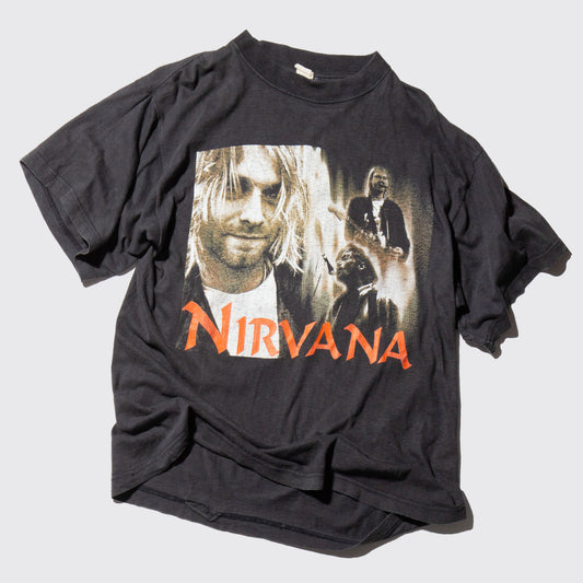 vintage also90-00's euro Nirvana t-shirt