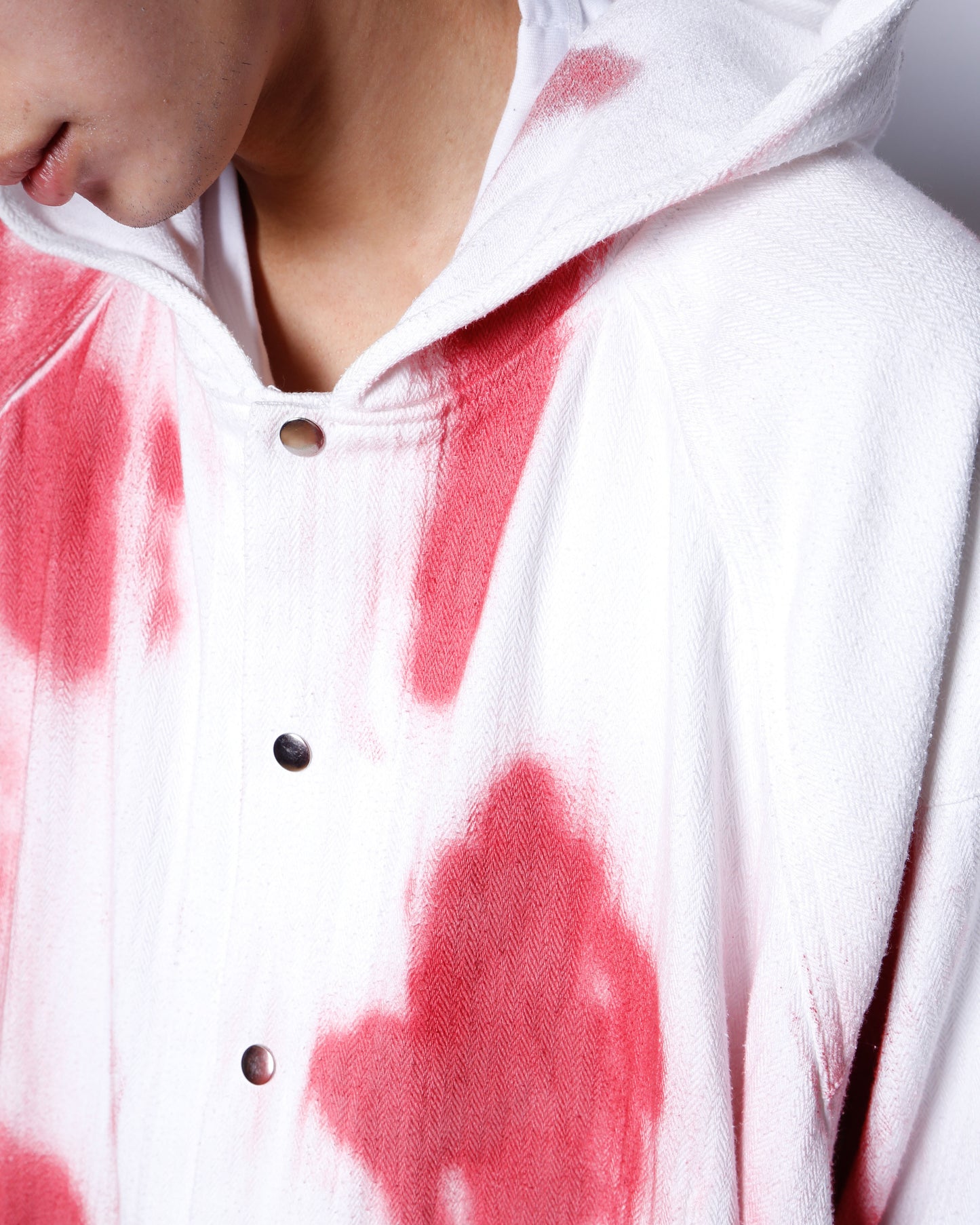 vintage accident dye jumbo coat