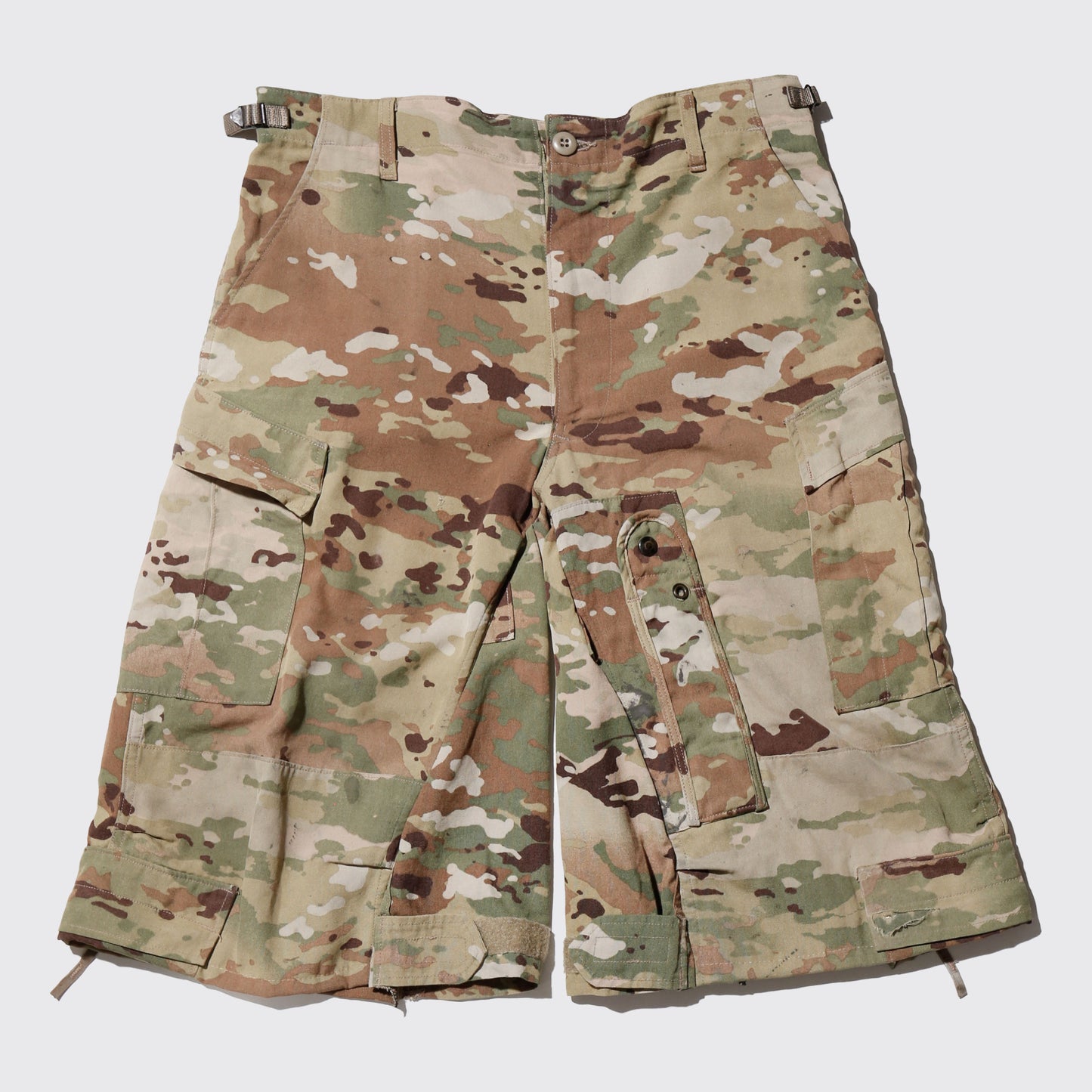 Remake wide cargo shorts