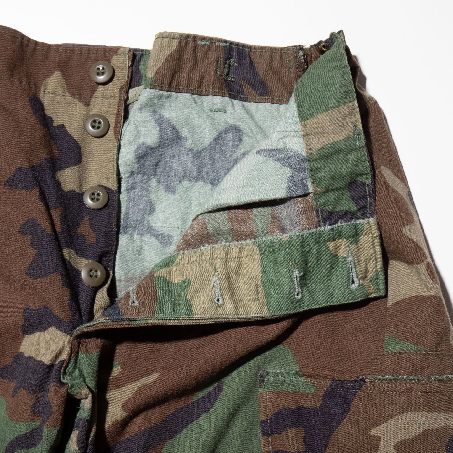 remake upside down wide cargo trousers