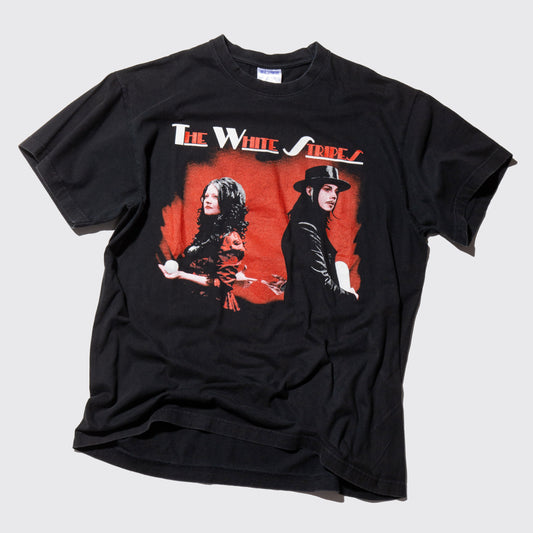 vintage 00's The White Stripes Get Behind Me Satan t-shirt