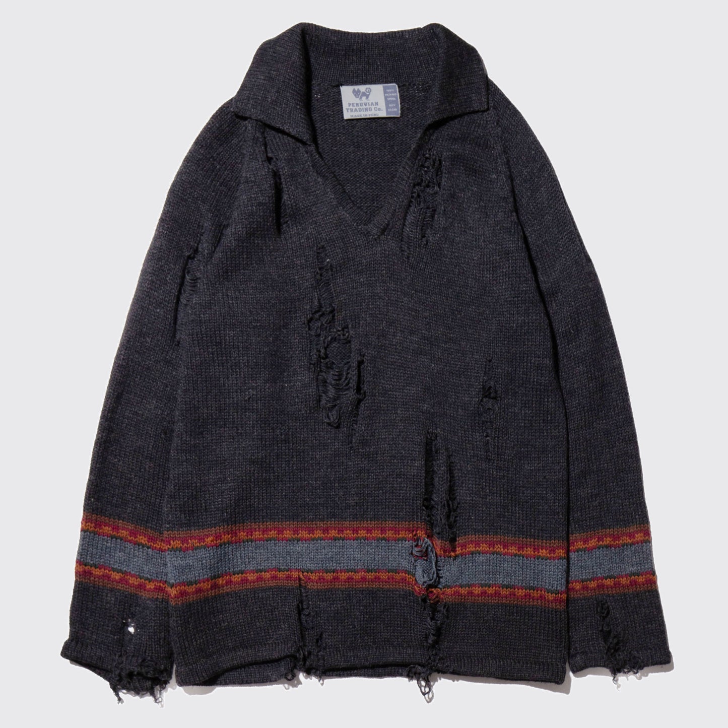 vintage broken loose folklore sweater