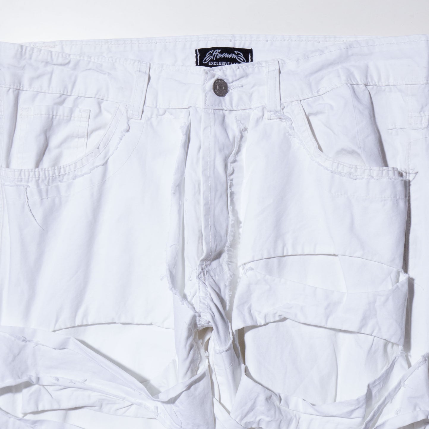 vintage euro slash layered trousers