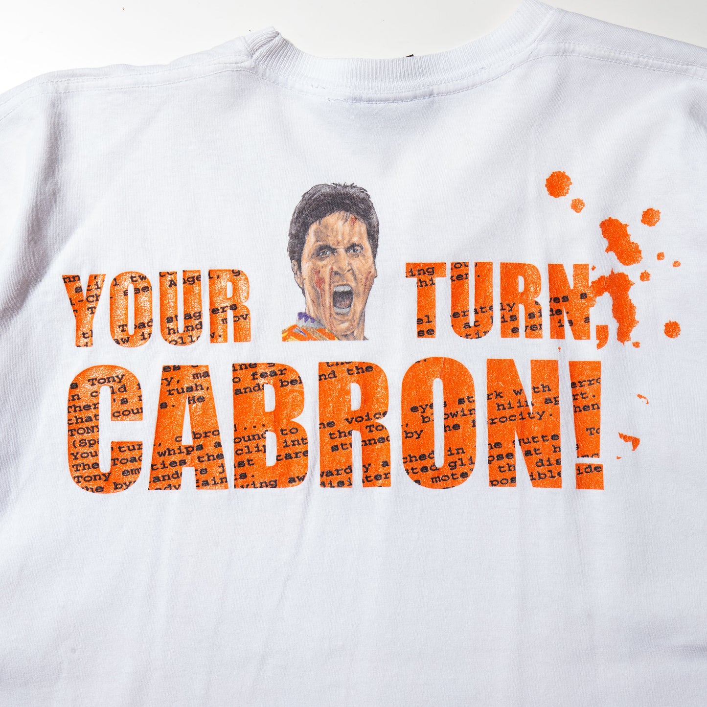 vintage 90's SCARFACE Tony Montana message loose t-shirt