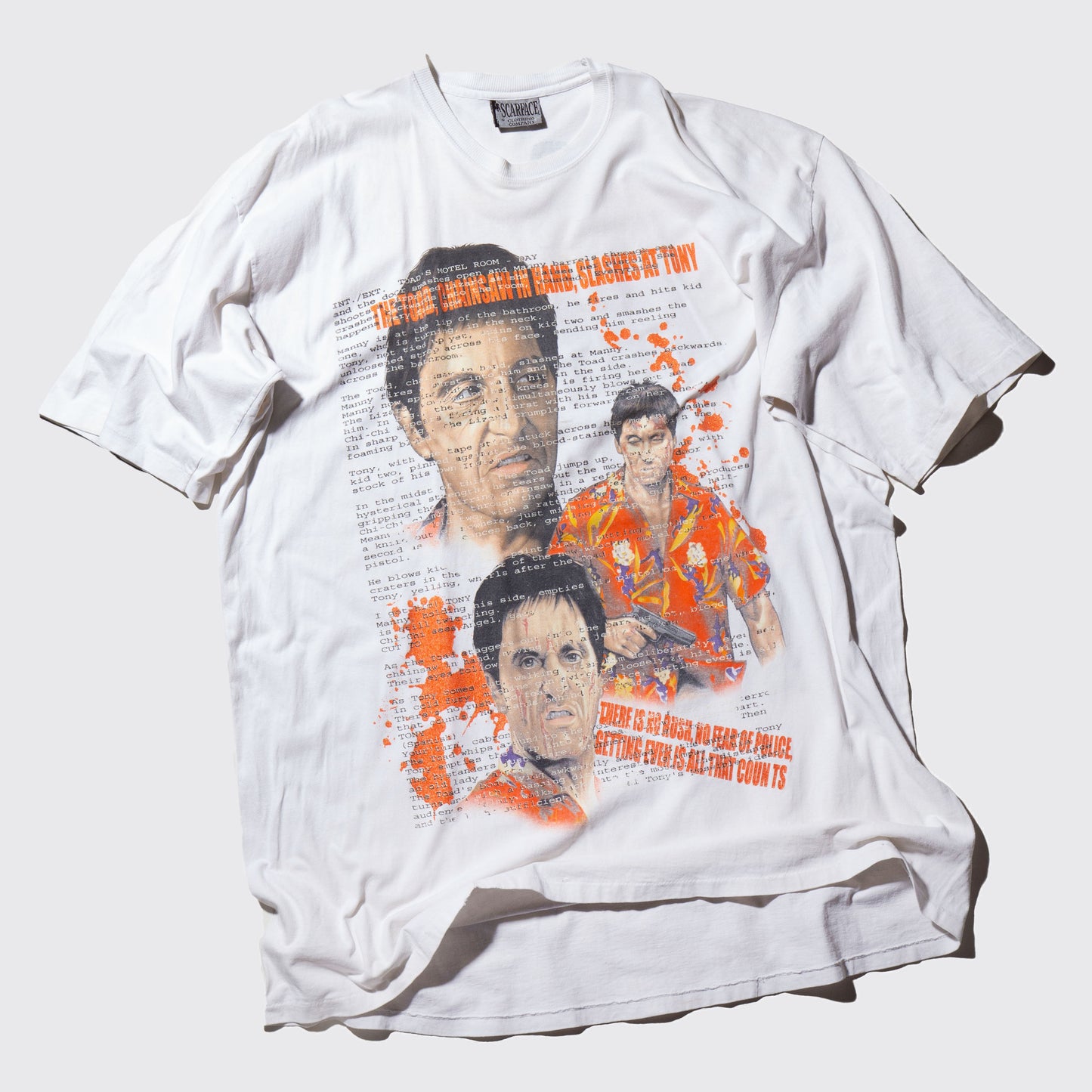 vintage 90's SCARFACE Tony Montana message loose t-shirt