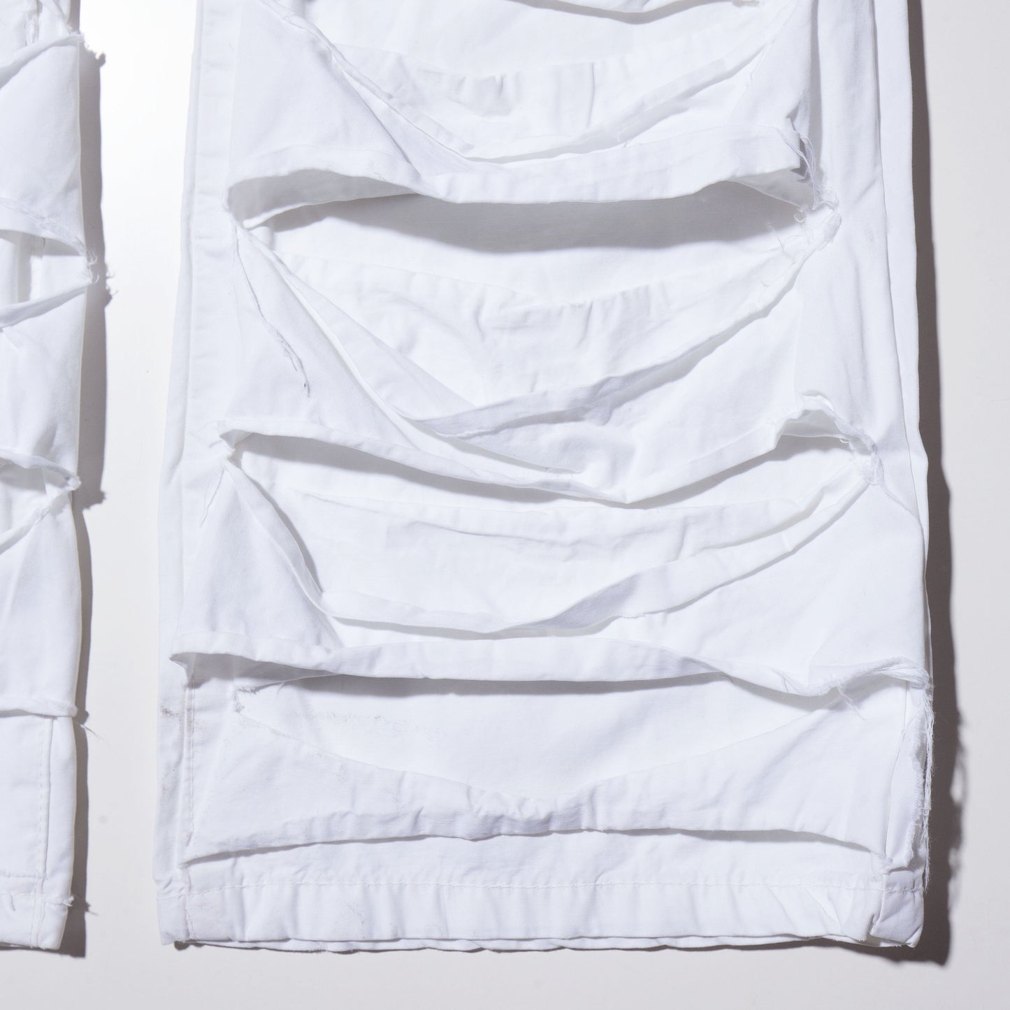 vintage euro slash layered trousers