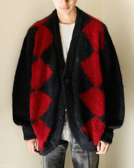 vintage dia mohair cardigan