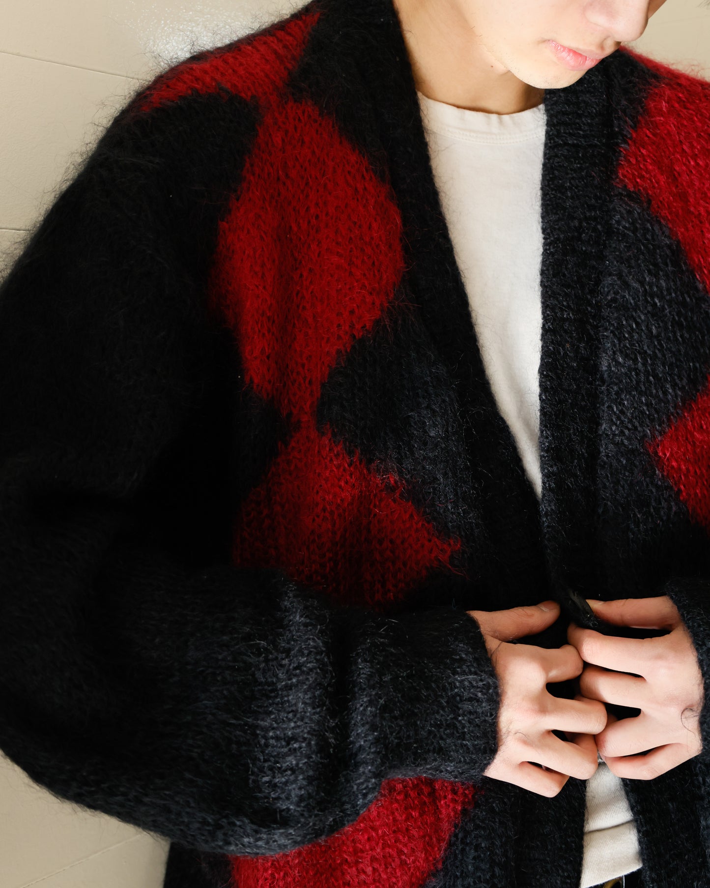 vintage dia mohair cardigan