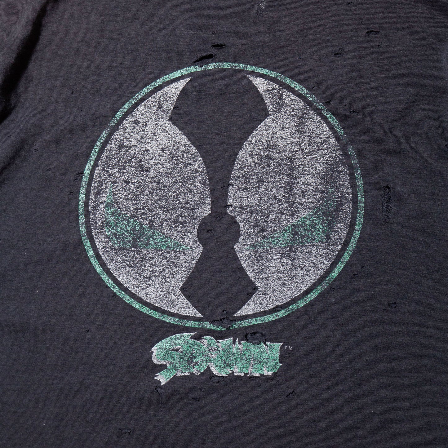 vintage 90's SPAWN broken t-shirt