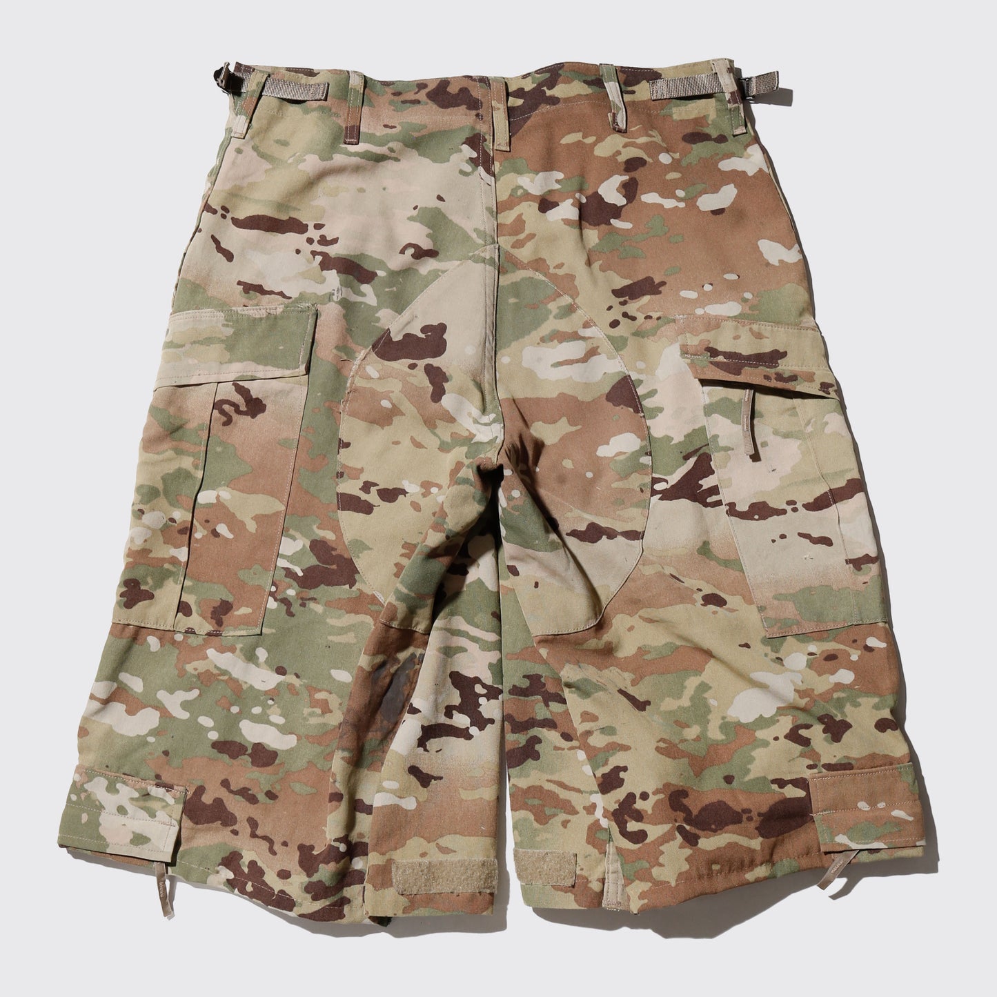 Remake wide cargo shorts