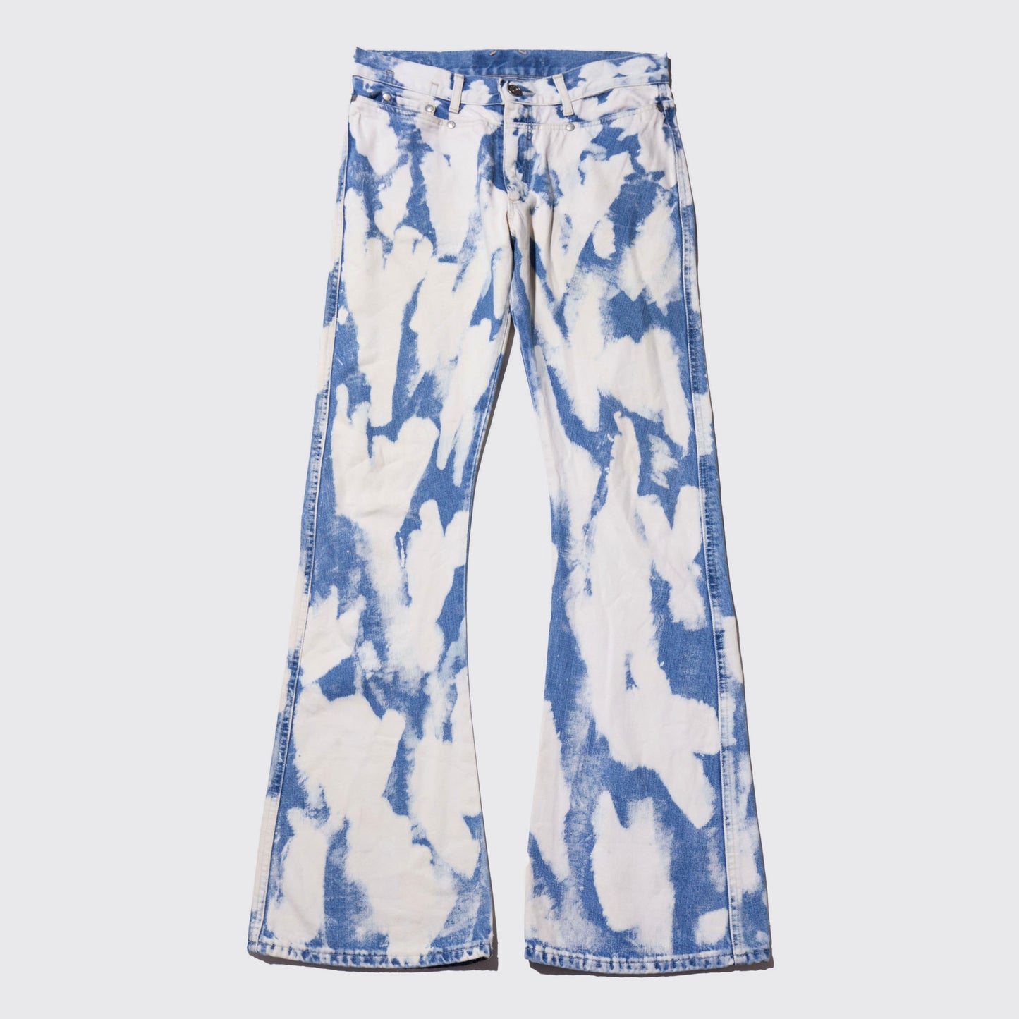 vintage breached flare jeans