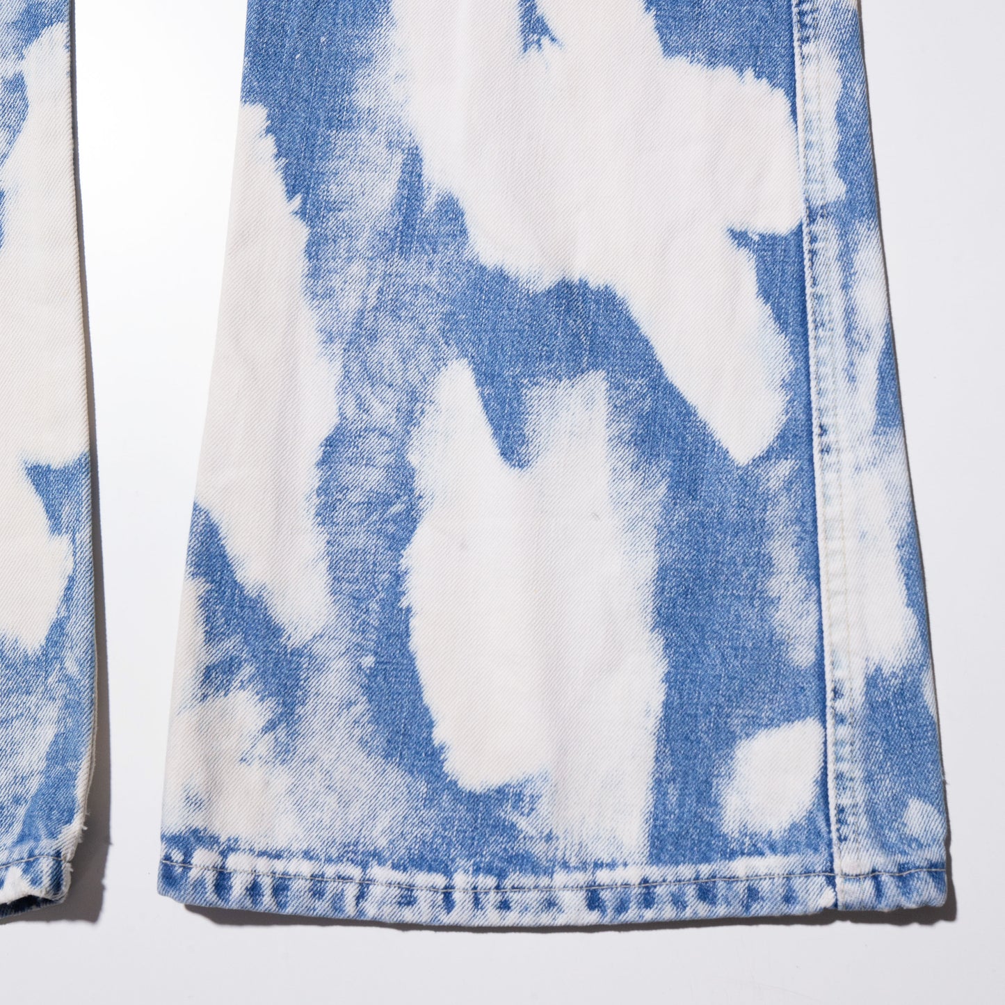 vintage breached flare jeans