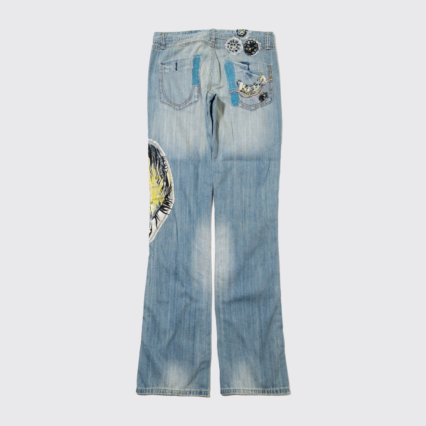 vintage euro custom flare jeans