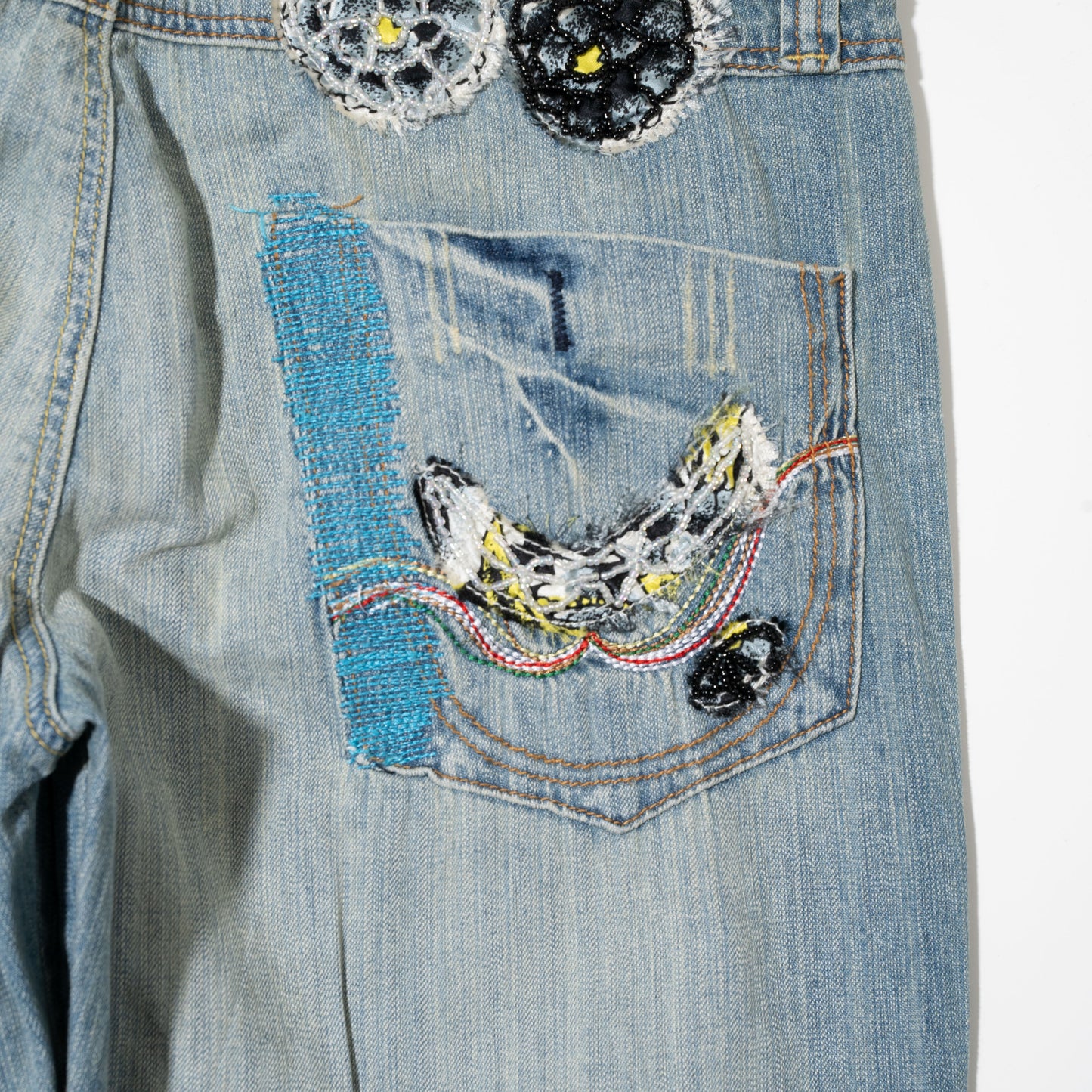 vintage euro custom flare jeans