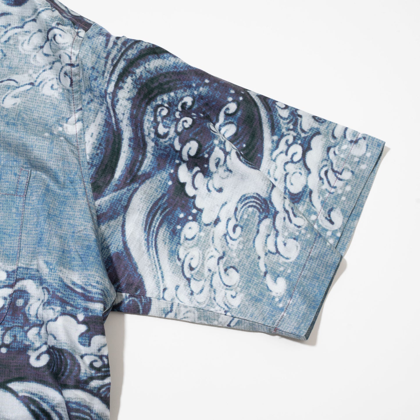 vintage great weave ukiyo-e silk h/s shirt